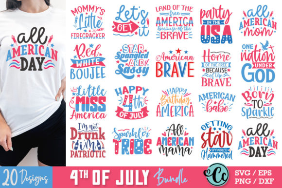 4th of July SVG Bundle: Patriotic Graphics for Crafts