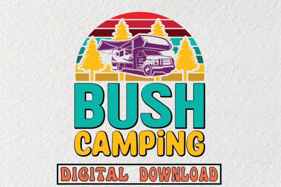 Bush Camping SVG: Graphics & Crafts for Local Brands