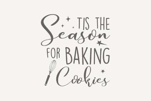 Christmas Baking Graphics for Crafts: Tis the Season