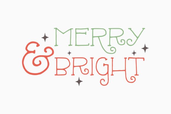 Christmas Sayings SVG Merry Bright: A Must for Crafts & Graphics