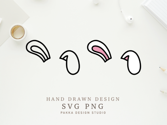 Easter Svg, Bunny Rabbit Ears Png for Creative Crafts and Graphics