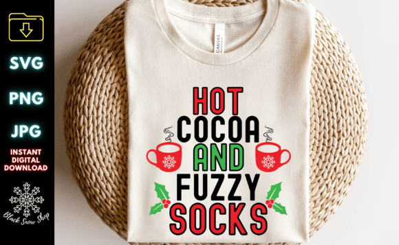 Hot Cocoa and Fuzzy Socks Christmas Svg: A Crafty Graphics Delight