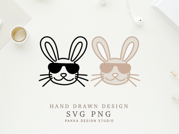 Layered Bunny SVG for Easter Crafts and Graphics