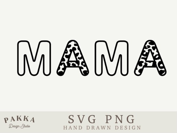 Leopard Mama Svg Mom Shirt Png for Crafts & Graphics