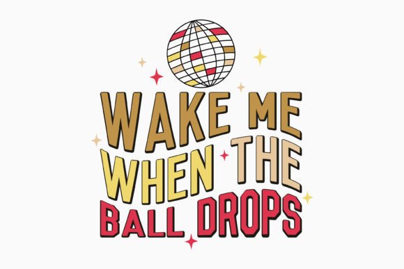 New Year Ball Drop Retro Svg Design for Crafts & Graphics