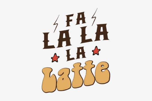 Retro Christmas Coffee Quote Svg Design for Graphics and Crafts