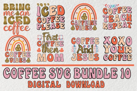 Retro Coffee SVG Bundle: Perfect for Crafts and Graphics