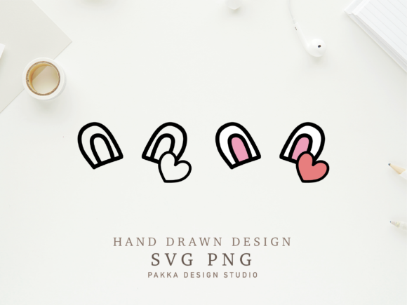 Review: Easter Png Svg, Bunny Rabbit Heart Ears for Crafts
