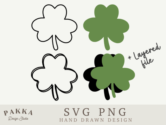 Shamrock SVG and PNG Bundle for Graphics and Crafts